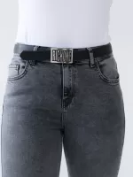 Джинсы женские серые американки приталенные 25-30  2750-844