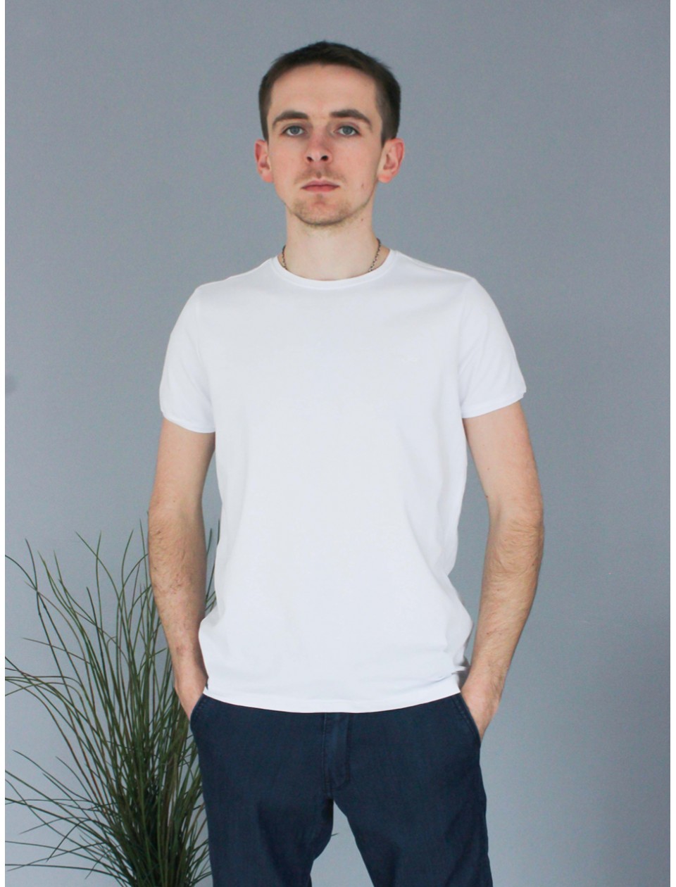 футболка JP 4737-2-1 белый  m-2xl M