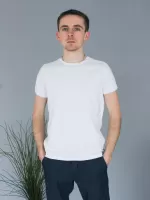 футболка JP 4737-2-1 белый  m-2xl M