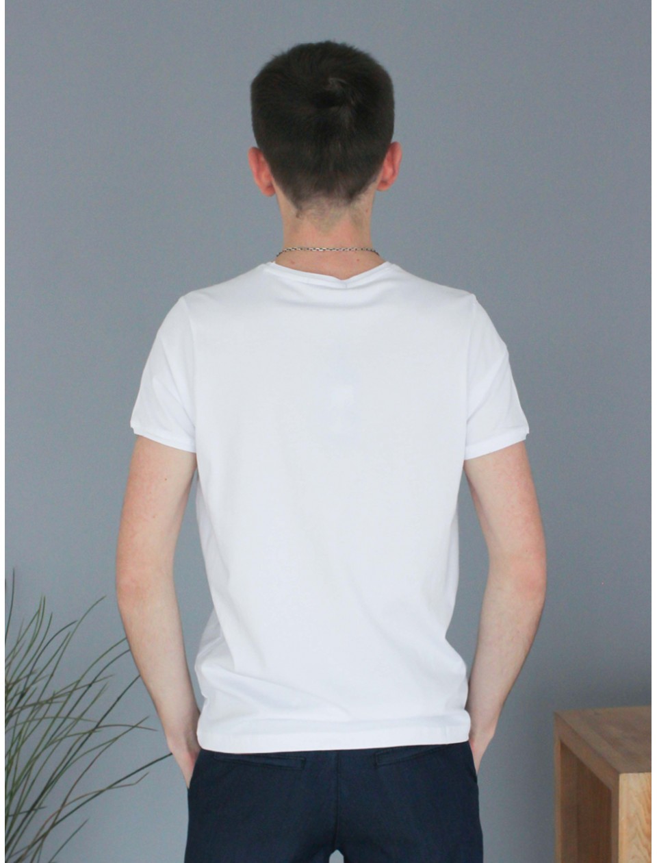 футболка JP 4737-2-1 белый  m-2xl M