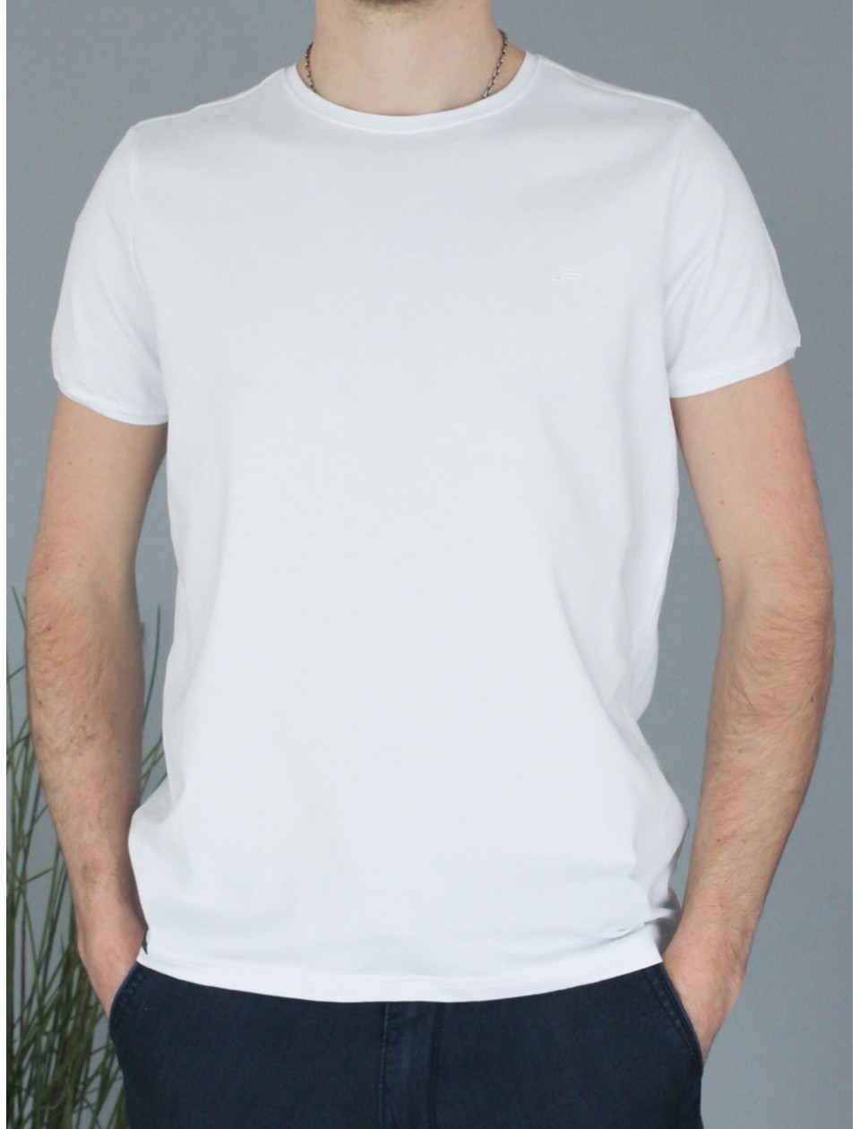 футболка JP 4737-2-1 белый  m-2xl M