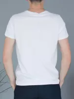 футболка JP 4737-2-1 белый  m-2xl M