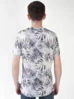 футболка MCS 1061-2-1 бел+лист m-2xl M