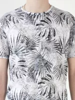 футболка MCS 1061-2-1 бел+лист m-2xl M