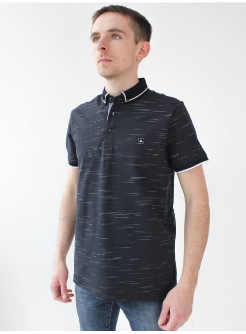 поло MCS 1009-2-2 син-черн+соты  m-2xl М