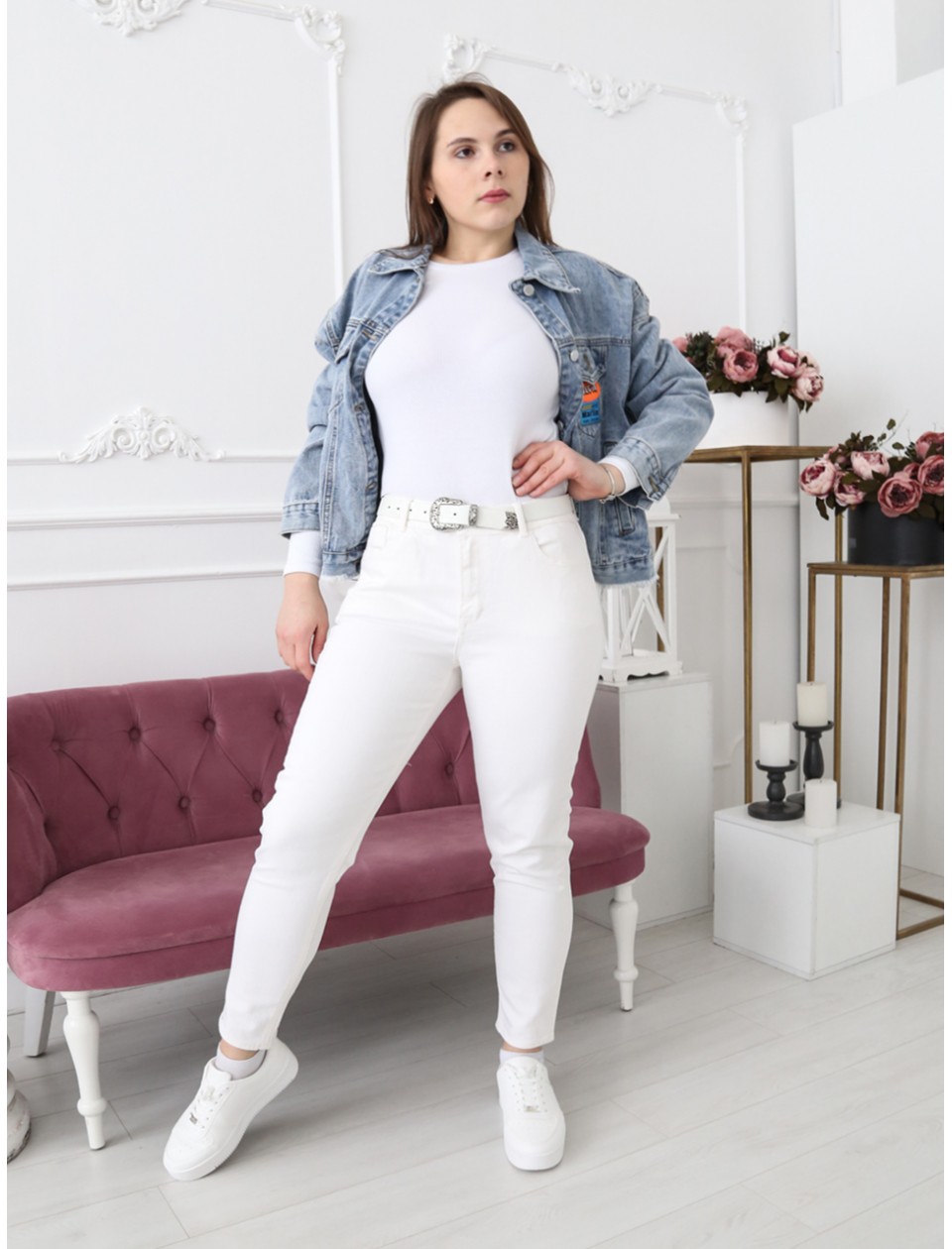 джинсы Re+ 8389 молочн МОМ стр 25-29 рмн Ж