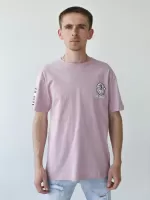 футболка MCS Ghostman 09-2 гр/роз+смайл s-xl M