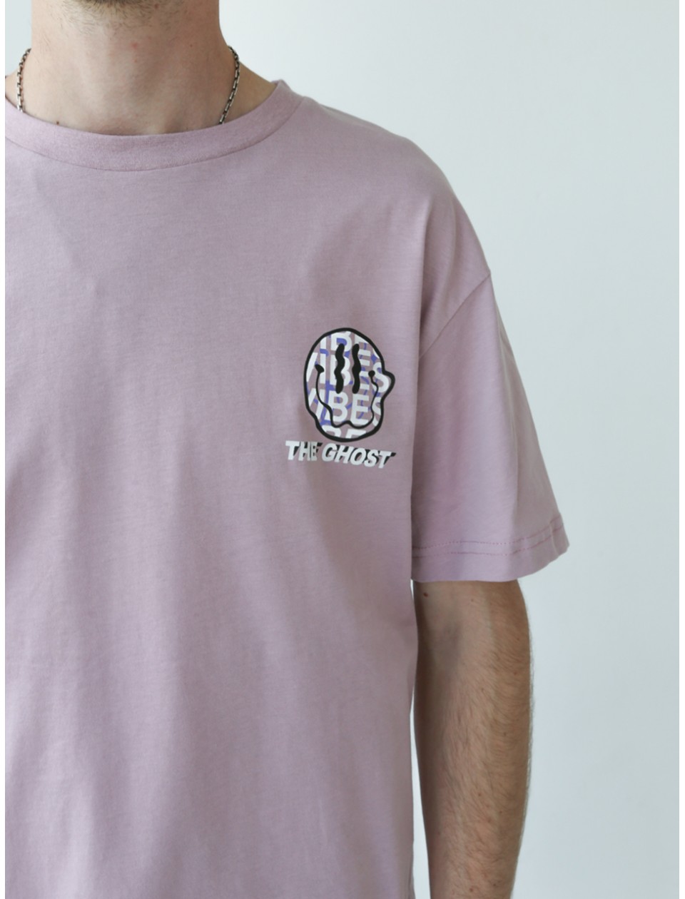 футболка MCS Ghostman 09-2 гр/роз+смайл s-xl M