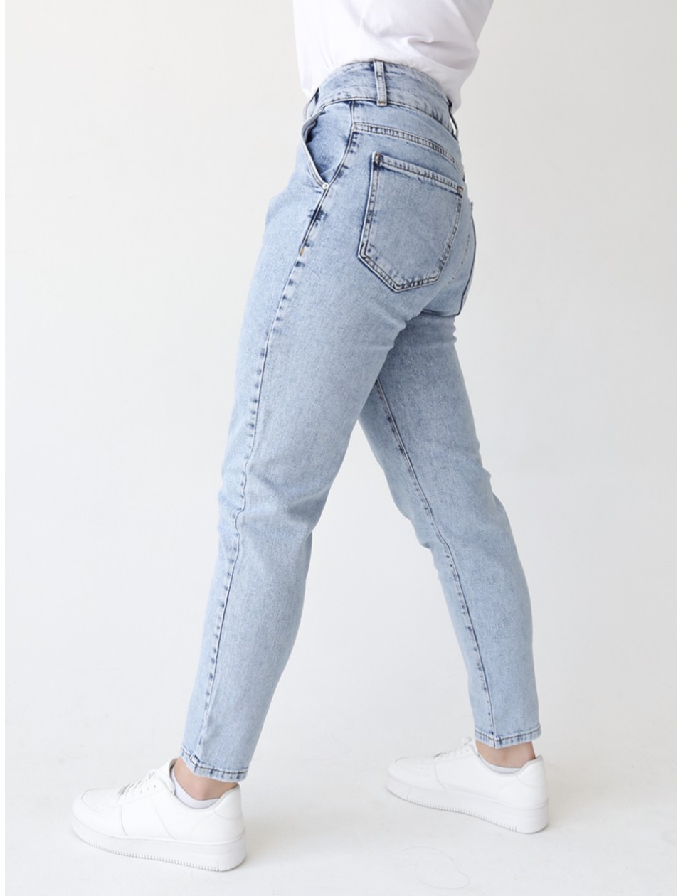 джинсы ANG 2535-789 св/син-защ+заст кон/ф 25-30 Ж