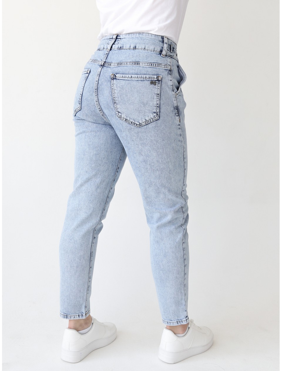 джинсы ANG 2535-789 св/син-защ+заст кон/ф 25-30 Ж