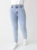 джинсы ANG 2535-789 св/син-защ+заст кон/ф 25-30 Ж