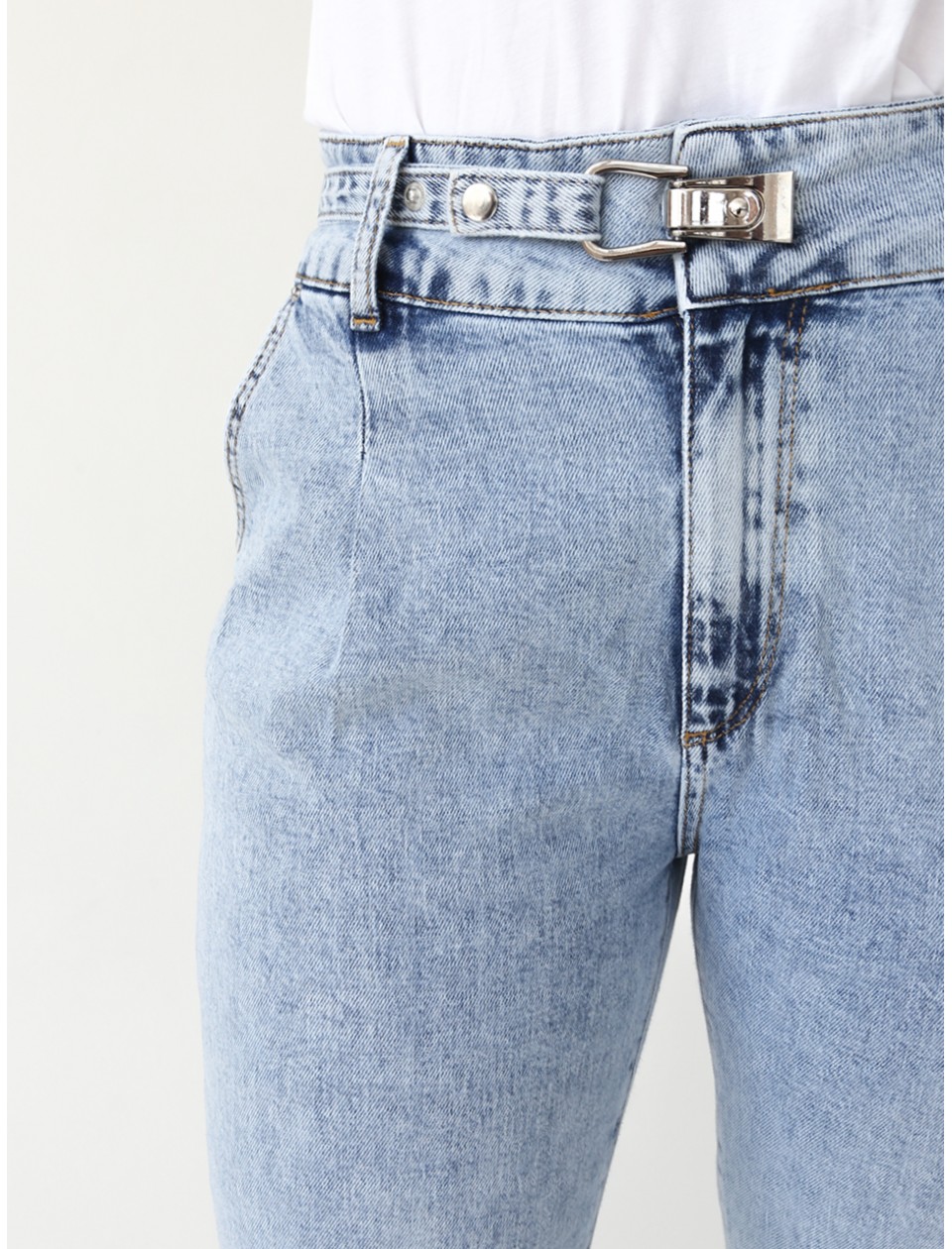 джинсы ANG 2535-789 св/син-защ+заст кон/ф 25-30 Ж