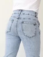 джинсы ANG 2535-789 св/син-защ+заст кон/ф 25-30 Ж