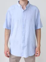 рубашка к/р JP 7630-0-3 голубой m-2xl M