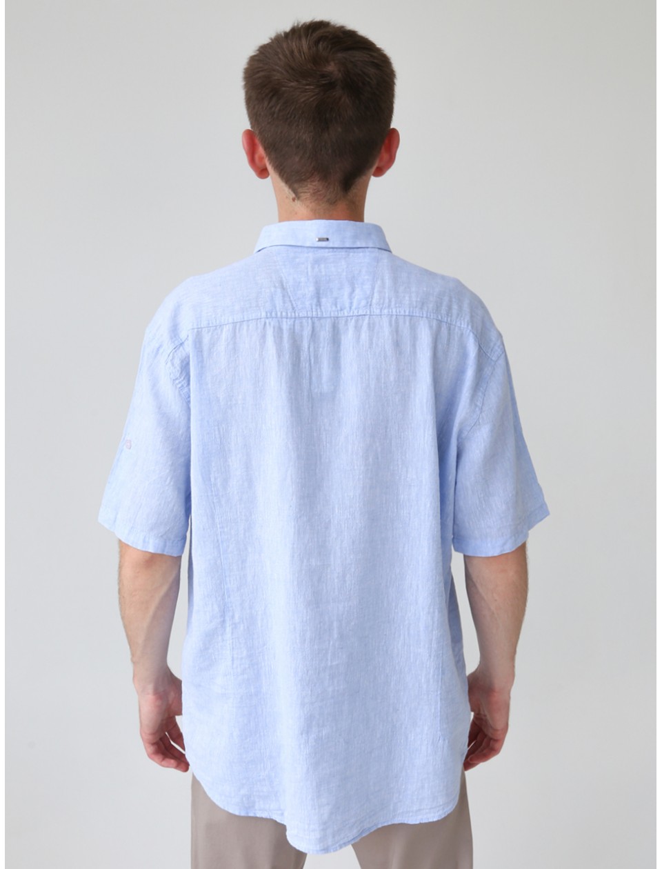 рубашка к/р JP 7630-0-3 голубой m-2xl M