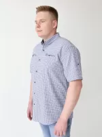 рубашка к/р JP 7623-0-1 белXт/син жат m-2xl M