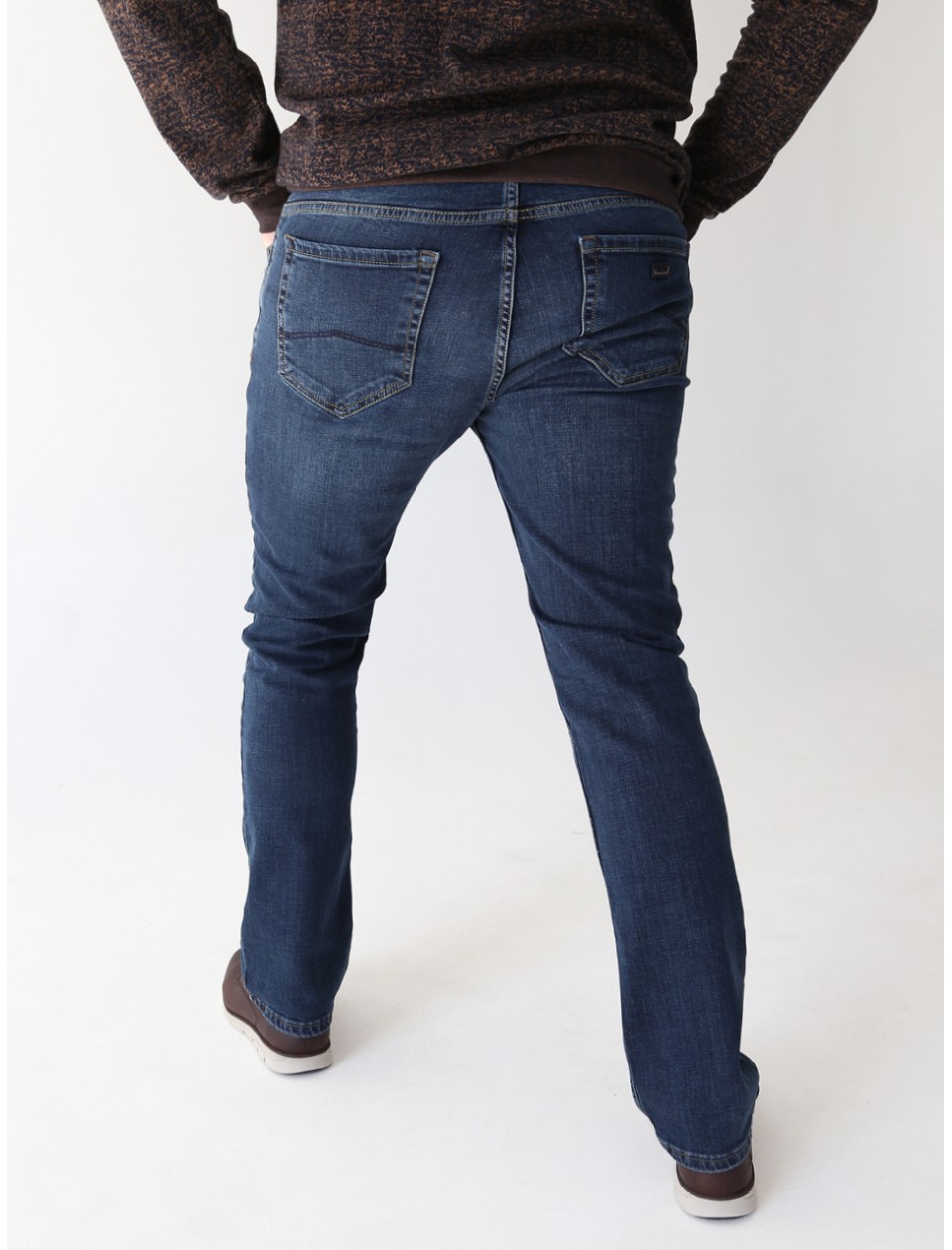 джинсы бт УУР Zanot 7136-B т/си-син слм 36-42рмМ 