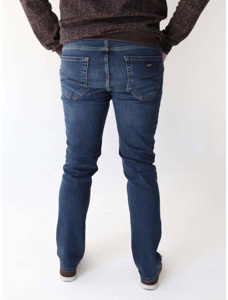 джинсы бт УУР Zanot 7136-B т/си-син слм 36-42рмМ 