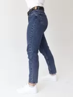 джинсы бт/ Crcpt 1013-1 гр/син-вар МОМ 28-32 рмнЖ
