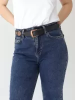 джинсы бт/ Crcpt 1013-1 гр/син-вар МОМ 28-32 рмнЖ