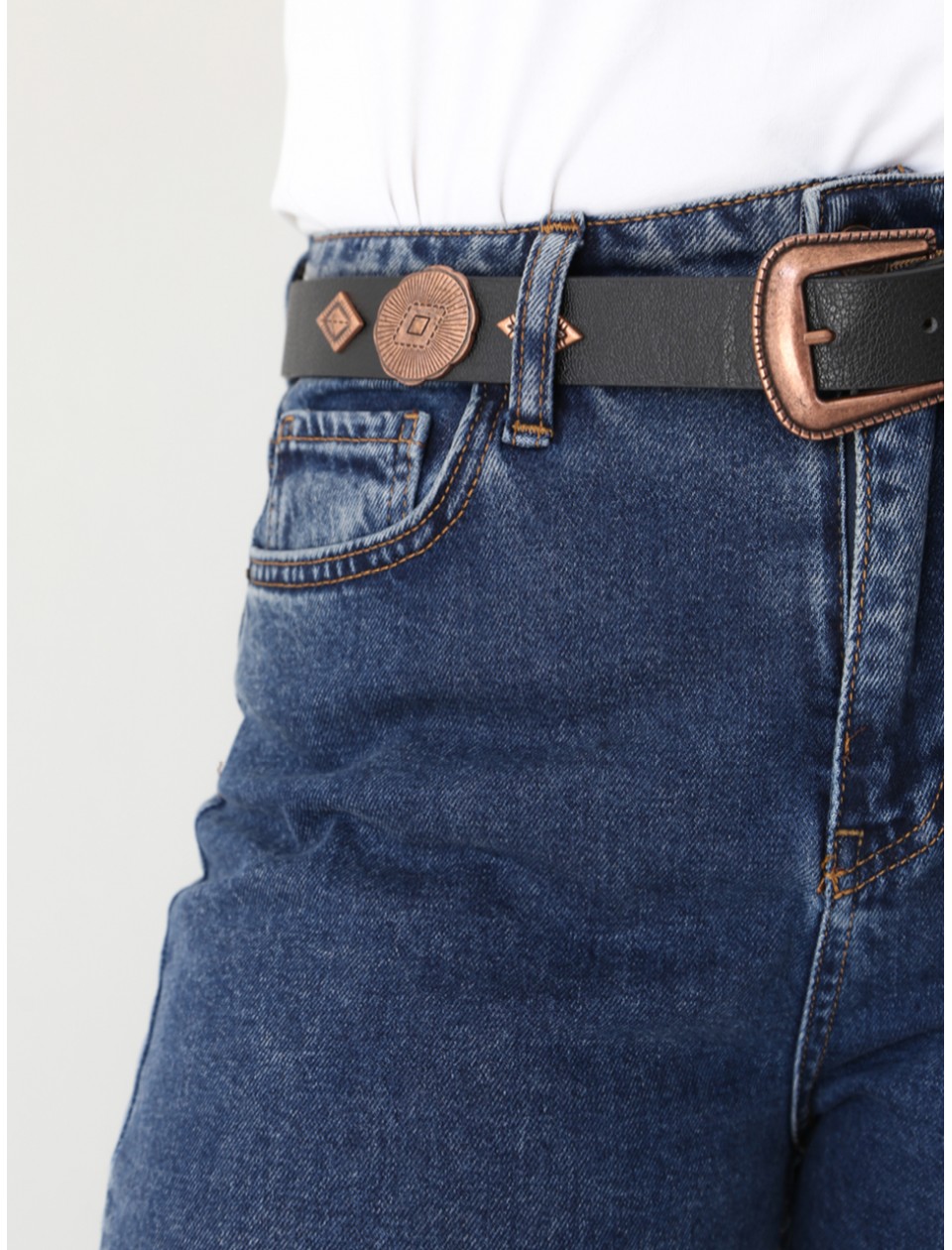 джинсы бт/ Crcpt 1013-1 гр/син-вар МОМ 28-32 рмнЖ