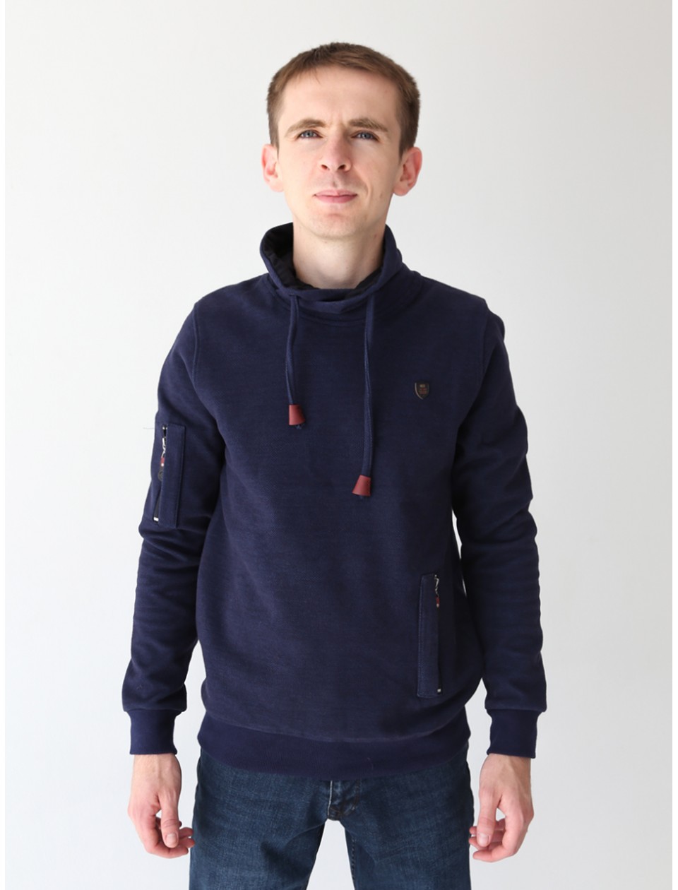 толстовка MCS 917-1 т/син хомХ  L-3xl M