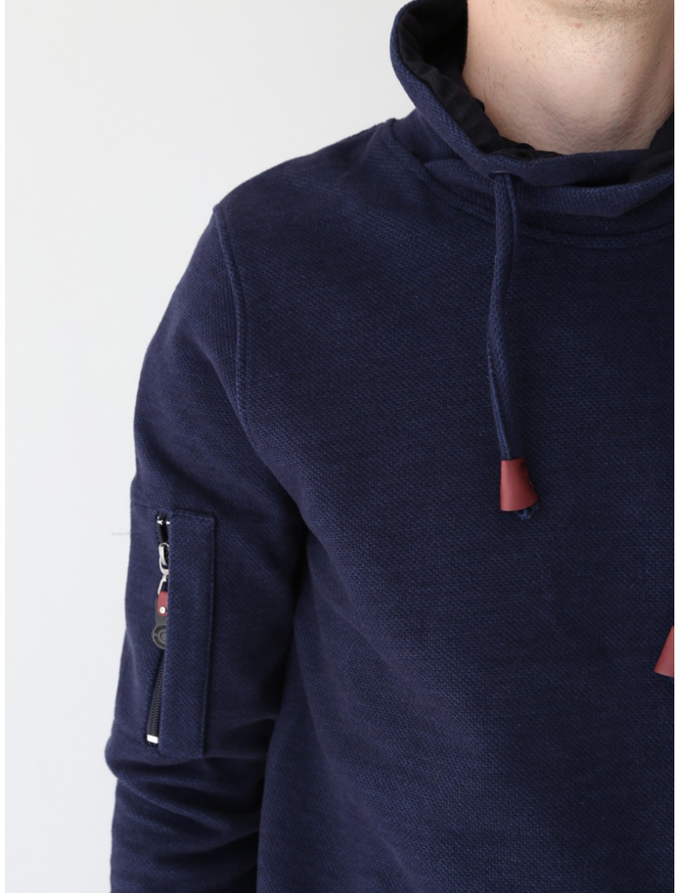 толстовка MCS 917-1 т/син хомХ  L-3xl M