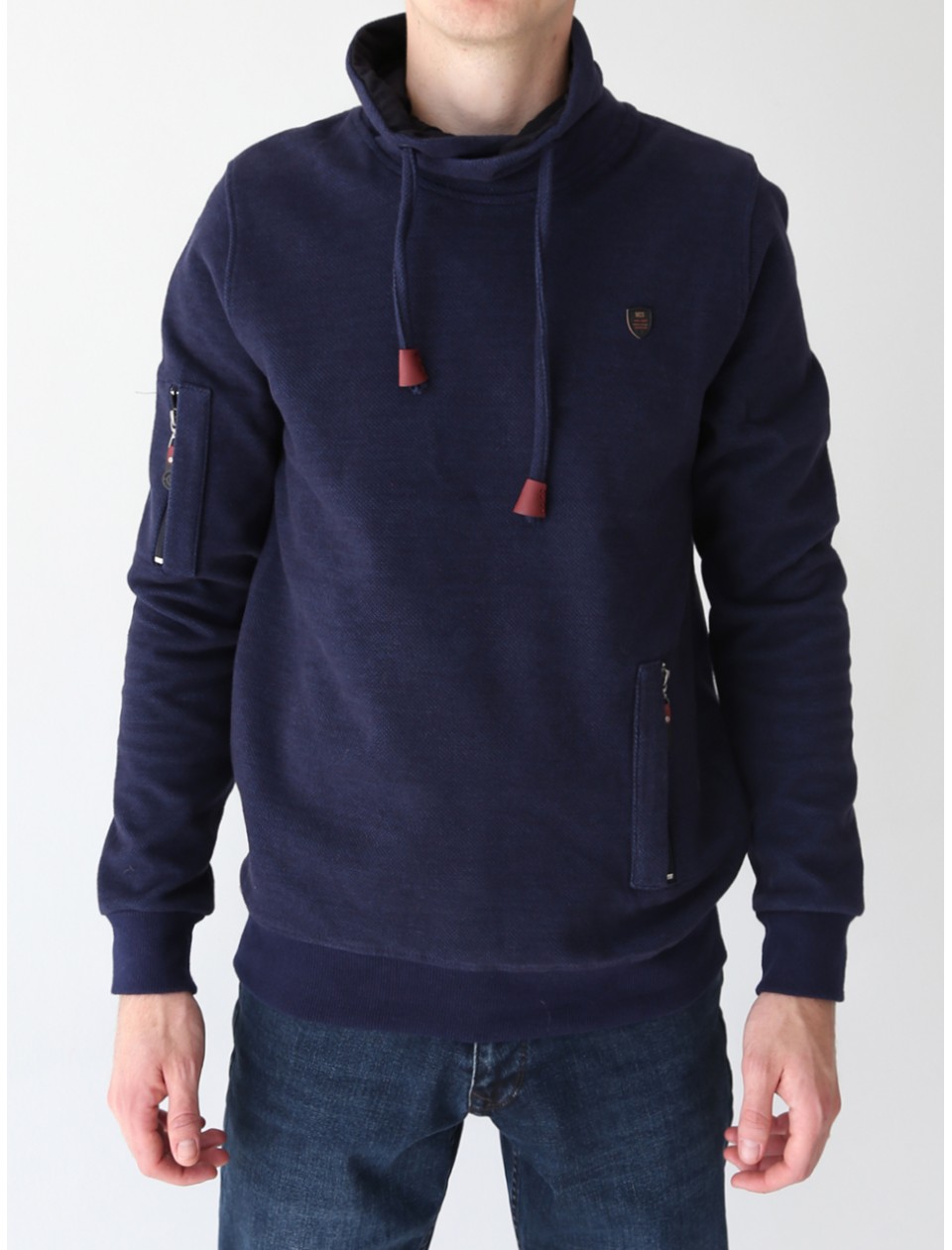 толстовка MCS 917-1 т/син хомХ  L-3xl M