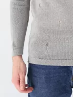 свитер/т Lagos 2395-1-V серый+дырки s-xl М