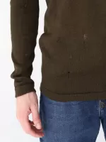 свитер/т Lagos 2395-2-V хаки+дырки s-xl М