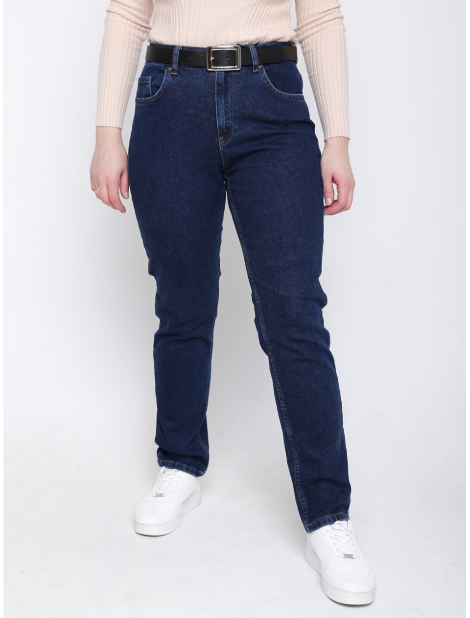 джинсы ANG Rich1 2687-810 син МОМ 25-30рм Ж