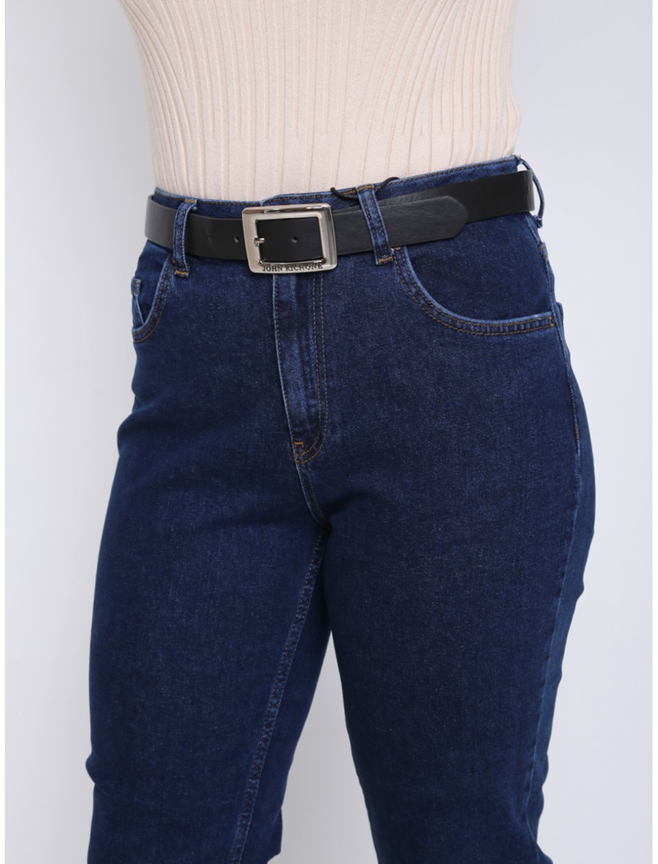 джинсы ANG Rich1 2687-810 син МОМ 25-30рм Ж