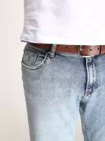 Джинси чоловічі світлі варені прямі 32-38 682-345