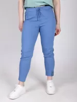 штани S-li Est 1074-4 сині+куліс MOM 36-42 Ж