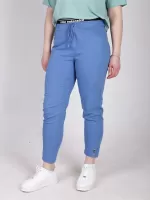 штани S-li Est 1074-4 сині+куліс MOM 36-42 Ж