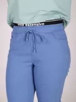 штани S-li Est 1074-4 сині+куліс MOM 36-42 Ж