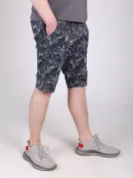 капрі Wise 2336-1 сірий+чор/листя 30-38 рмн Ч