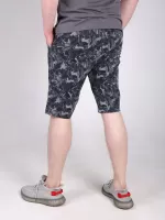 капрі Wise 2336-1 сірий+чор/листя 30-38 рмн Ч