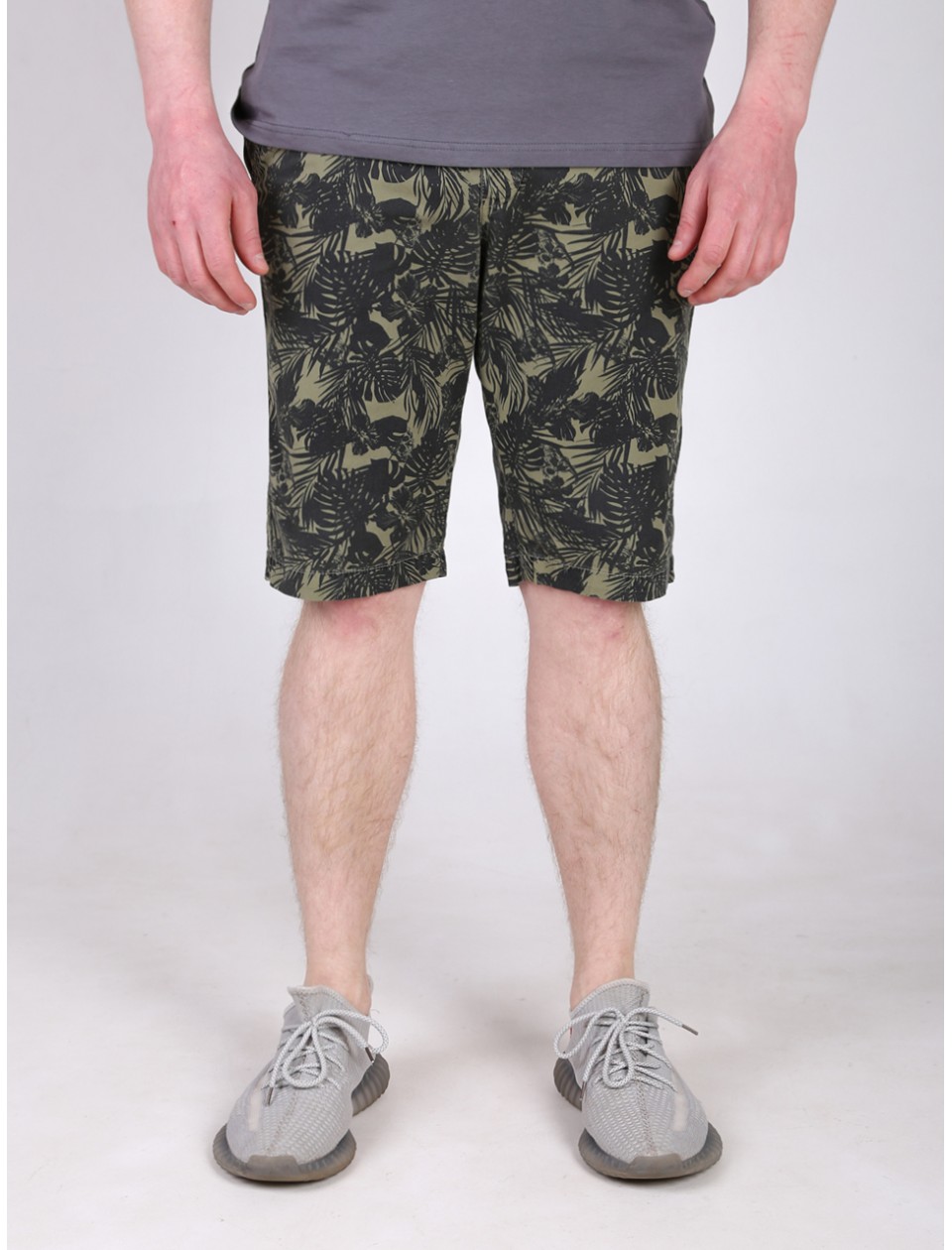 капрі Wise 2336-2 хакі+чор/листя 30-38 рмн Ч