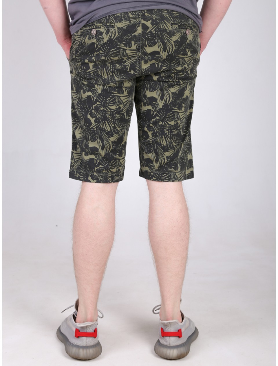 капрі Wise 2336-2 хакі+чор/листя 30-38 рмн Ч