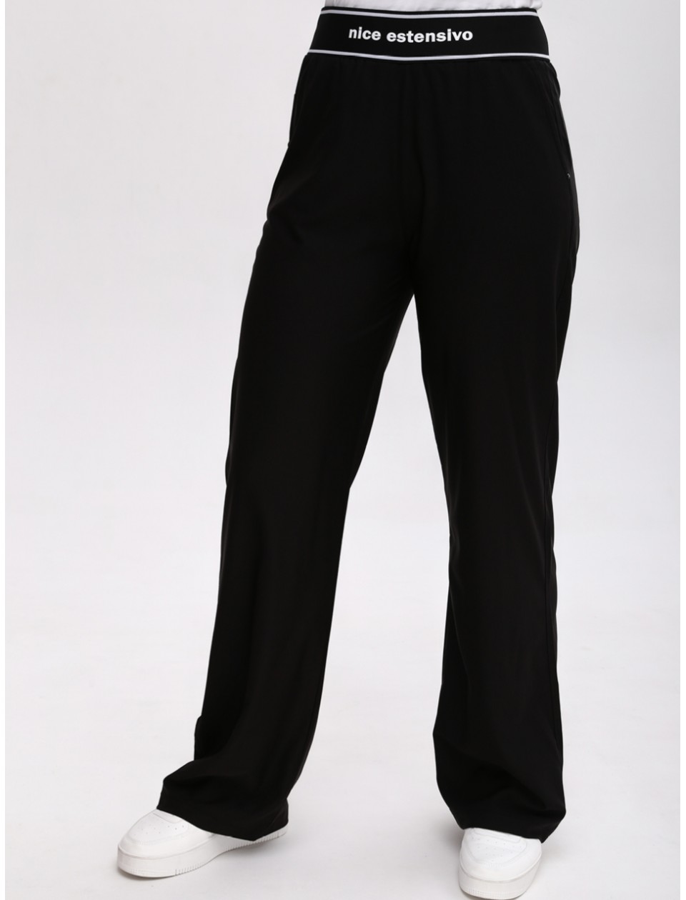 штани бт/ S-li Est 1106-B чорн  прм 42-48Ж