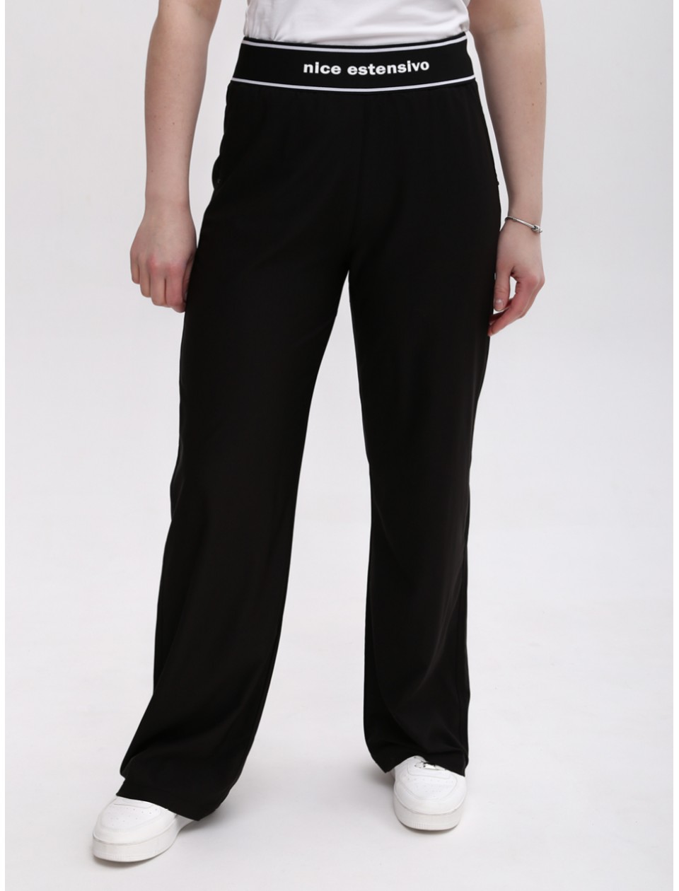 штани бт/ S-li Est 1106-B чорн  прм 42-48Ж