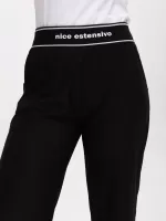 штани бт/ S-li Est 1106-B чорн  прм 42-48Ж