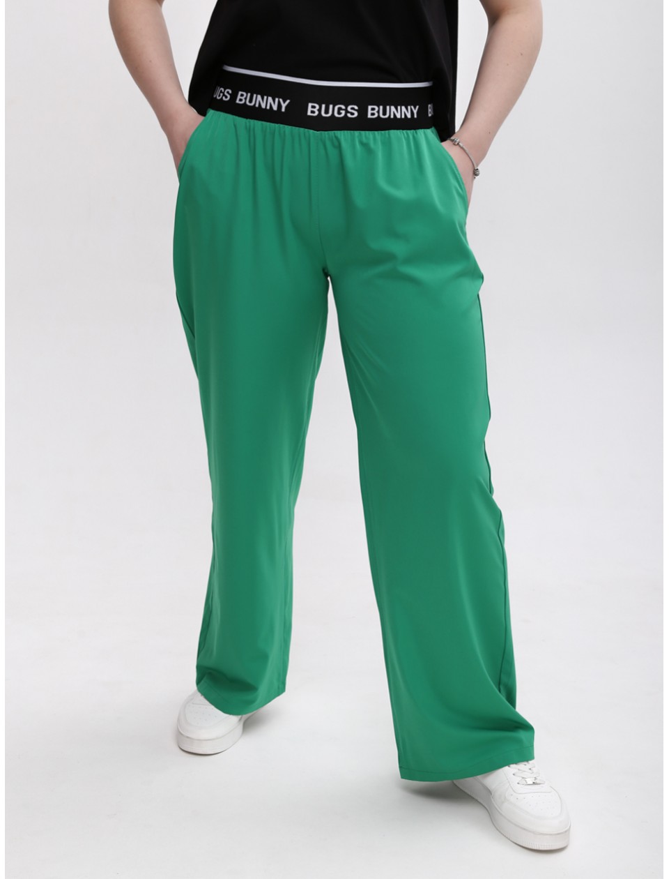 штани S-li Msnt 4326 зелен  прм 36-42Ж