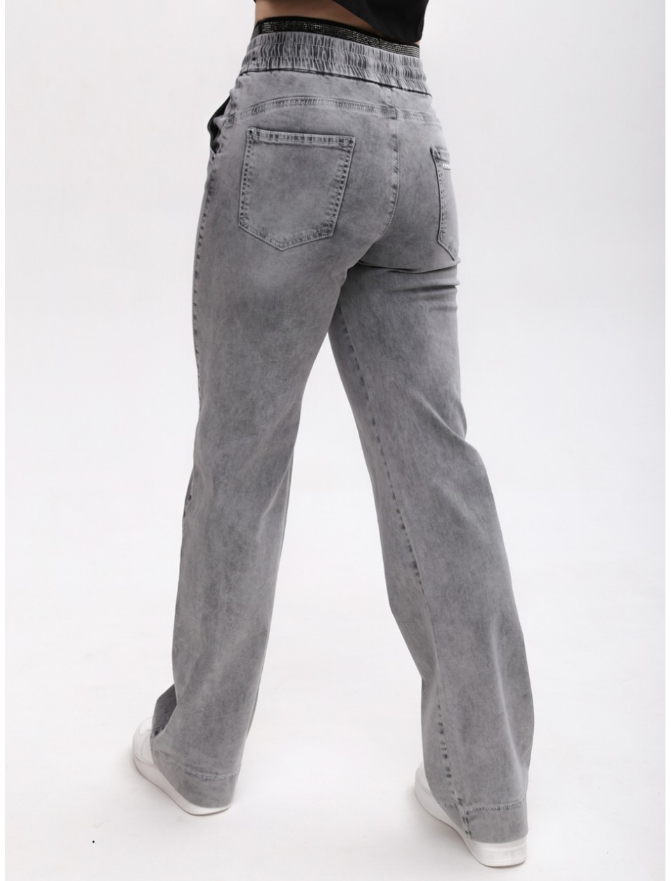 джинси S-li Ccnd 2028-1 сір прям+кул 26-29 Ж
