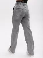 джинси S-li Ccnd 2028-1 сір прям+кул 26-29 Ж