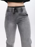 джинси S-li Ccnd 2028-1 сір прям+кул 26-29 Ж