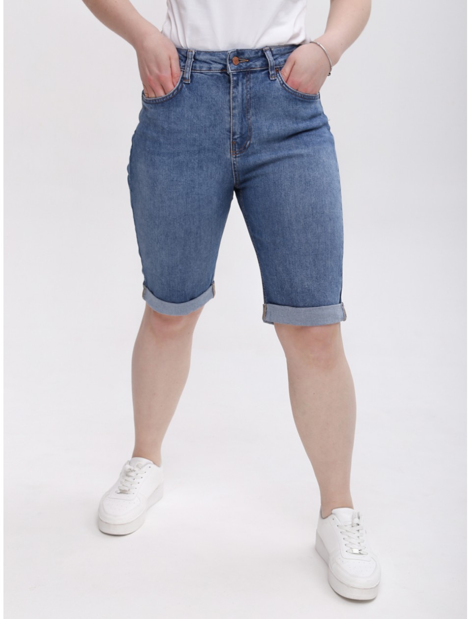 капрі бт Crcpt 4530-B син 30-34 Ж