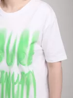 футболка Whitney 932-2-Т біл+зелен xs-l Ж