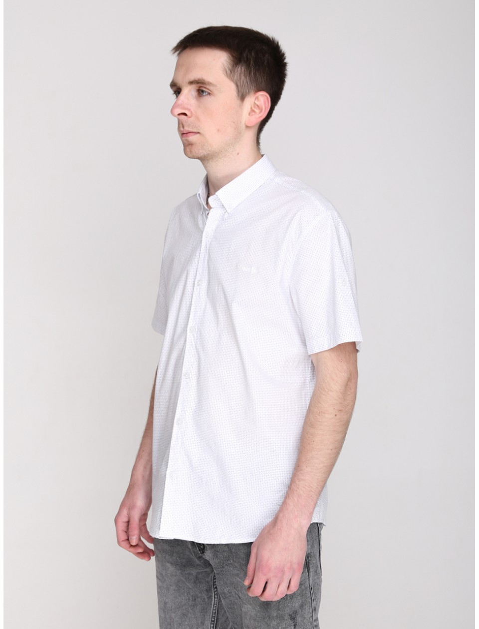 рубашка к/р JP BG 9508-2-1 бел. . . l-3xl M